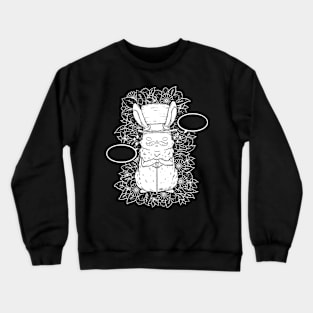 Cute Top Hat Bunny Crewneck Sweatshirt